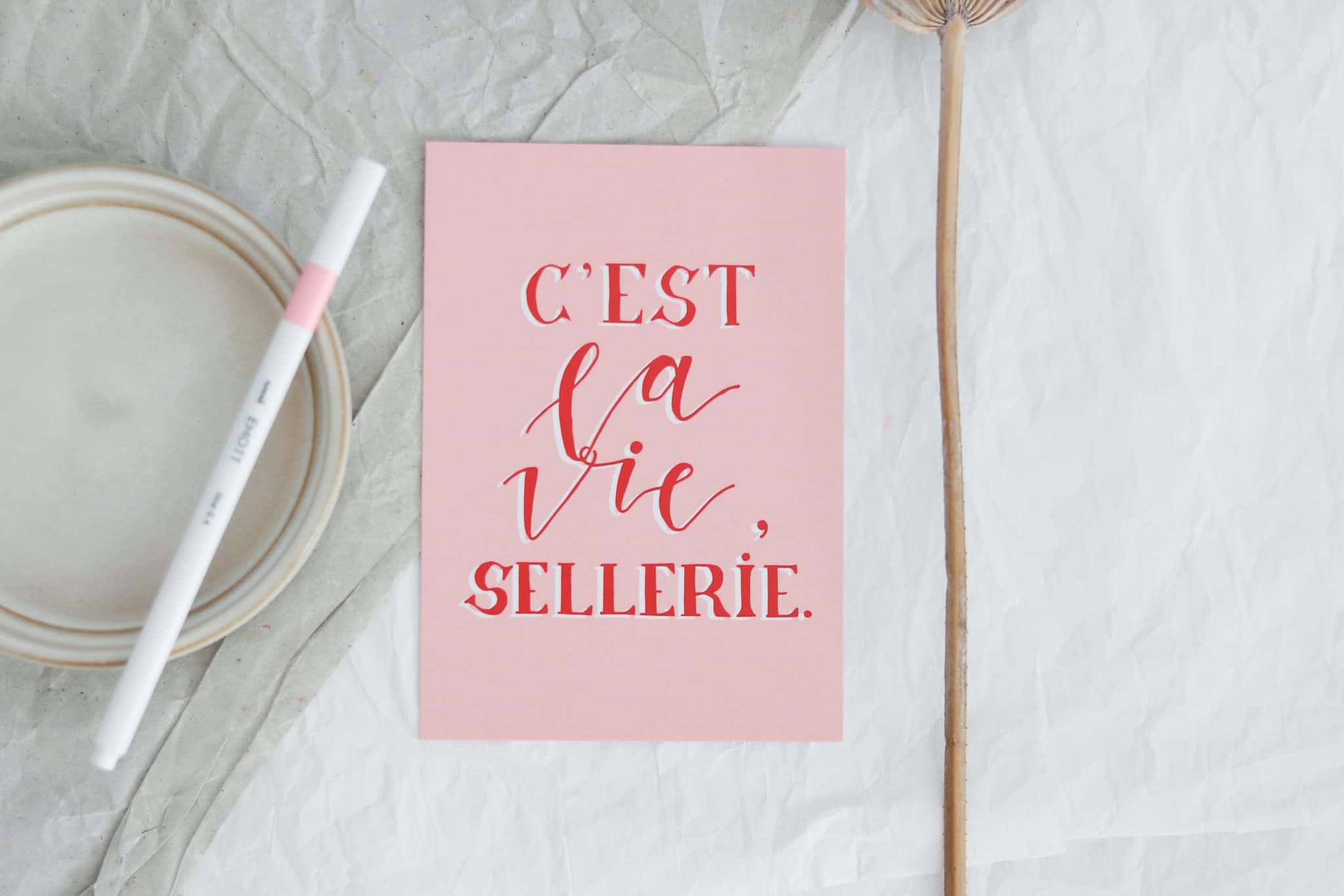 Postkarte_Cest_la_vie