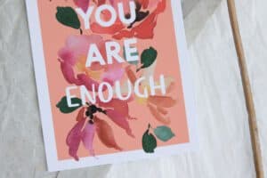 Postkarte_You_are_enough_Details_1